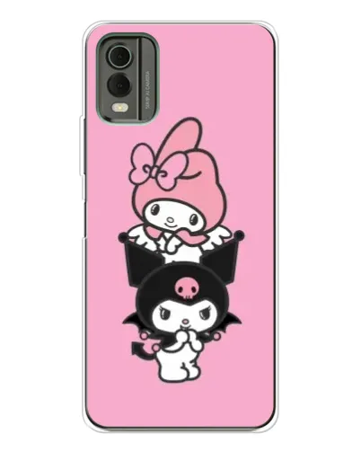 Чехол для Nokia C32 с картинкой «My Melody и Kuromi» Чехол для Nokia C32 с картинкой «My Melody и Kuromi»