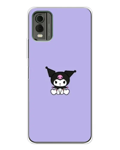 Чехол для Nokia C32 с картинкой «Kuromi — фиолетовый минимализм» Чехол для Nokia C32 с картинкой «Kuromi — фиолетовый минимализм»