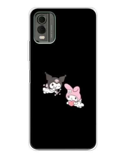 Чехол для Nokia C32 с картинкой «My Melody и Kuromi» Чехол для Nokia C32 с картинкой «My Melody и Kuromi»