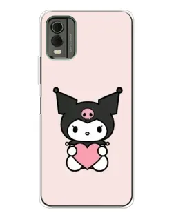 Чехол для Nokia C32 с картинкой «Kuromi и сердце» Чехол для Nokia C32 с картинкой «Kuromi и сердце»