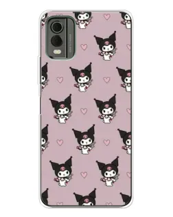 Чехол для Nokia C32 с картинкой «Kuromi — ночной сон» Чехол для Nokia C32 с картинкой «Kuromi — ночной сон»