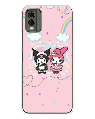 Чехол для Nokia C32 с картинкой «My Melody и Kuromi» Чехол для Nokia C32 с картинкой «My Melody и Kuromi»