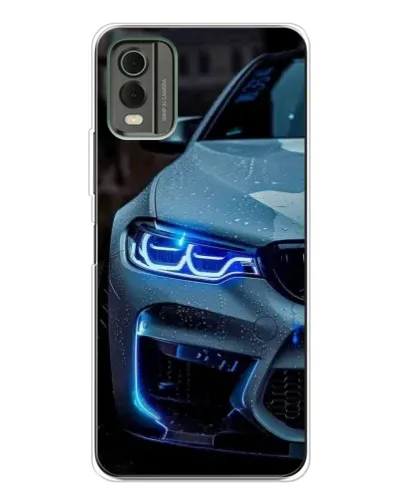 Чехол для Nokia C32 с картинкой «Взгляд BMW с синими фарами» Чехол для Nokia C32 с картинкой «Взгляд BMW с синими фарами»
