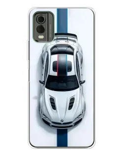 Чехол для Nokia C32 с картинкой «Вид сверху — BMW M» Чехол для Nokia C32 с картинкой «Вид сверху — BMW M»