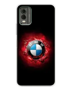 Чехол для Nokia C32 с картинкой «Логотип BMW — вспышка»