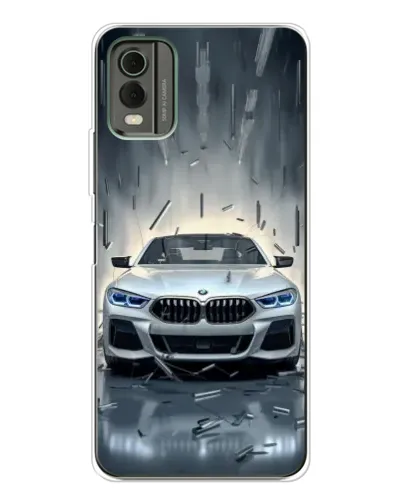 Чехол для Nokia C32 с картинкой «BMW в свете фар» Чехол для Nokia C32 с картинкой «BMW в свете фар»
