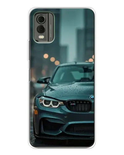 Чехол для Nokia C32 с картинкой «BMW в огнях города» Чехол для Nokia C32 с картинкой «BMW в огнях города»