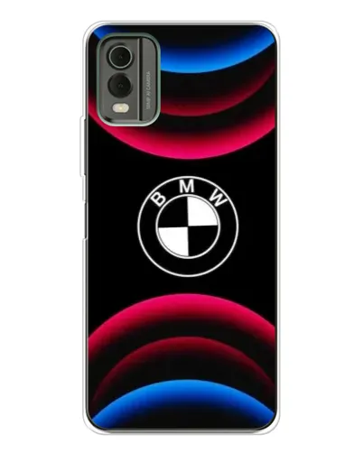 Чехол для Nokia C32 с картинкой «Логотип BMW и неоновые дуги» Чехол для Nokia C32 с картинкой «Логотип BMW и неоновые дуги»