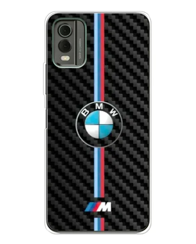 Чехол для Nokia C32 с картинкой «Эмблема BMW и карбон» Чехол для Nokia C32 с картинкой «Эмблема BMW и карбон»