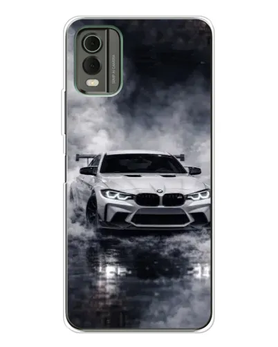 Чехол для Nokia C32 с картинкой «BMW сквозь туман» Чехол для Nokia C32 с картинкой «BMW сквозь туман»