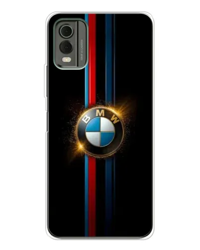 Чехол для Nokia C32 с картинкой «BMW M-Power неон» Чехол для Nokia C32 с картинкой «BMW M-Power неон»