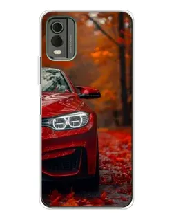 Чехол для Nokia C32 с картинкой «Осенняя BMW M4»