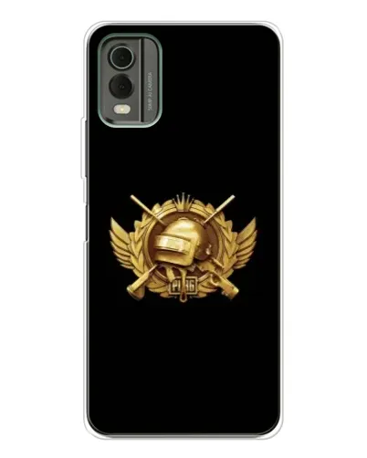 Чехол для Nokia C32 с картинкой «PUBG — оранжевый градиент» Чехол для Nokia C32 с картинкой «PUBG — оранжевый градиент»