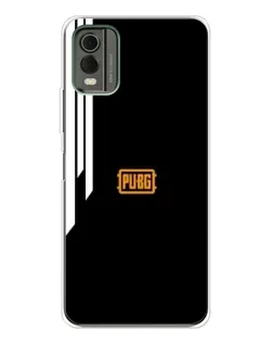 Чехол для Nokia C32 с картинкой «PUBG — вертикальные линии» Чехол для Nokia C32 с картинкой «PUBG — вертикальные линии»