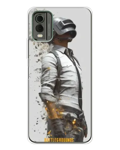 Чехол для Nokia C32 с картинкой «PUBG — боец в пыли» Чехол для Nokia C32 с картинкой «PUBG — боец в пыли»
