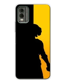Чехол для Nokia C32 с картинкой «Тень воина PUBG»