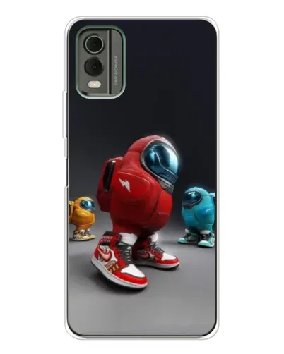 Чехол для Nokia C32 с картинкой «Among Us — 3D стиль» Чехол для Nokia C32 с картинкой «Among Us — 3D стиль»