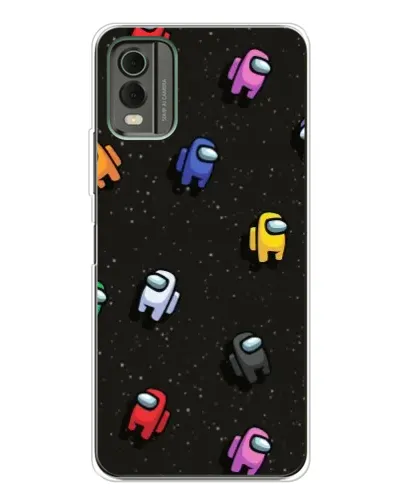 Чехол для Nokia C32 с картинкой «Космический паттерн Among Us» Чехол для Nokia C32 с картинкой «Космический паттерн Among Us»