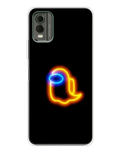Чехол для Nokia C32 с картинкой «Among Us неоновое сияние» Чехол для Nokia C32 с картинкой «Among Us неоновое сияние»
