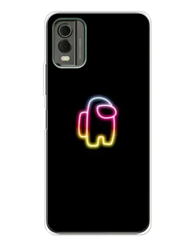 Чехол для Nokia C32 с картинкой «Among Us градиент» Чехол для Nokia C32 с картинкой «Among Us градиент»