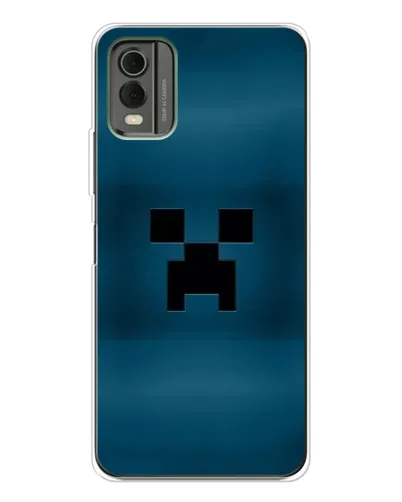 Чехол для Nokia C32 с картинкой «Крипер текстура» Чехол для Nokia C32 с картинкой «Крипер текстура»