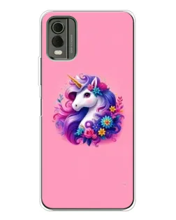 Чехол для Nokia C32 с картинкой «Сказочный единорог» Чехол для Nokia C32 с картинкой «Сказочный единорог»
