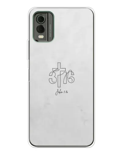 Чехол для Nokia C32 с картинкой «Иоанна 3:16 Крест» Чехол для Nokia C32 с картинкой «Иоанна 3:16 Крест»