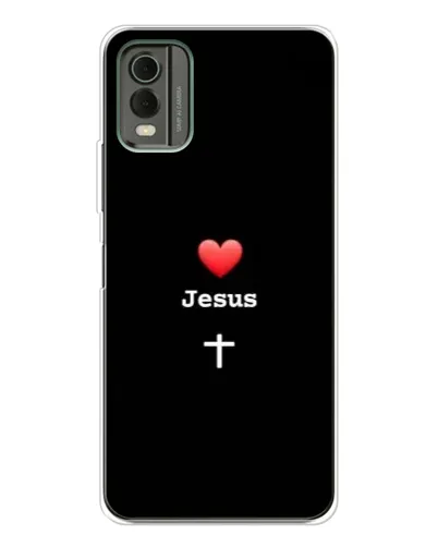 Чехол для Nokia C32 с картинкой «Сердце - Jesus» Чехол для Nokia C32 с картинкой «Сердце - Jesus»