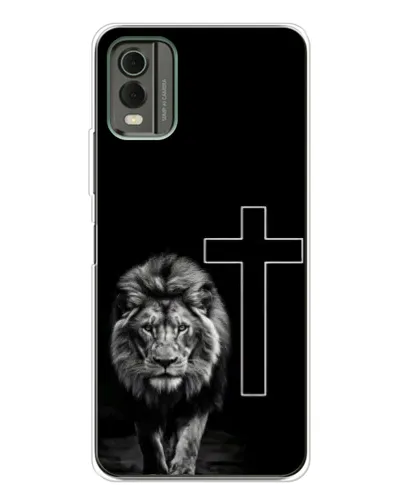 Чехол для Nokia C32 с картинкой «Лев и Крест» Чехол для Nokia C32 с картинкой «Лев и Крест»