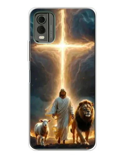 Чехол для Nokia C32 с картинкой «Лев Иуды и Свет» Чехол для Nokia C32 с картинкой «Лев Иуды и Свет»