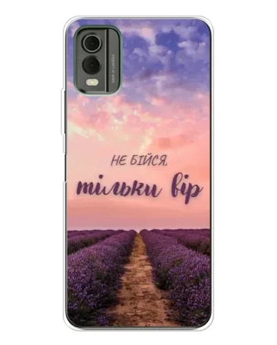 Чехол для Nokia C32 с картинкой «Не бойся — веруй» Чехол для Nokia C32 с картинкой «Не бойся — веруй»