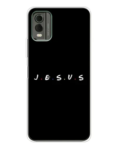 Чехол для Nokia C32 с картинкой «Точки веры J.E.S.U.S.» Чехол для Nokia C32 с картинкой «Точки веры J.E.S.U.S.»
