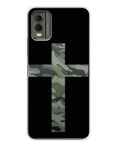 Чехол для Nokia C32 с картинкой «Милитари Крест» Чехол для Nokia C32 с картинкой «Милитари Крест»