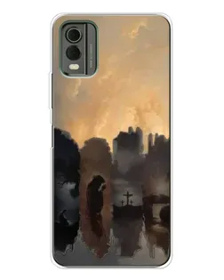 Чехол для Nokia C32 с картинкой «Дорога к вере»