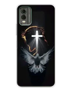 Чехол для Nokia C32 с картинкой «Голубь и Свет»
