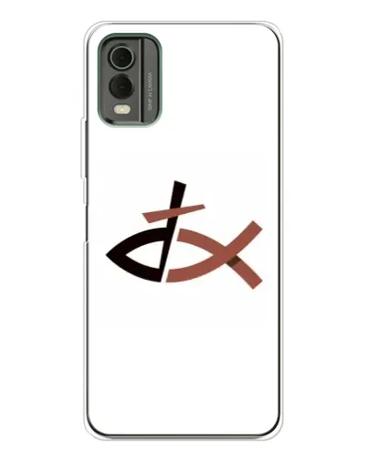 Чехол для Nokia C32 с картинкой «Рыба и крест» Чехол для Nokia C32 с картинкой «Рыба и крест»