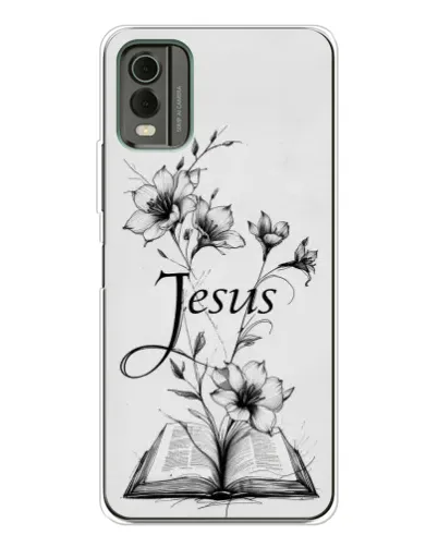 Чехол для Nokia C32 с картинкой «Цветы и Библия» Чехол для Nokia C32 с картинкой «Цветы и Библия»