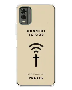 Чехол для Nokia C32 с картинкой «Молитва Connect»