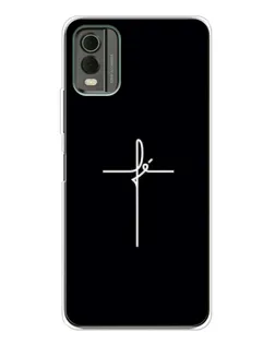 Чехол для Nokia C32 с картинкой «Тонкий крест»