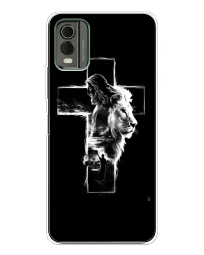 Чехол для Nokia C32 с картинкой «Сияющий крест Jesus» Чехол для Nokia C32 с картинкой «Сияющий крест Jesus»