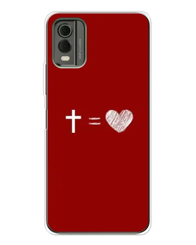 Чехол для Nokia C32 с картинкой «Уравнение любви» Чехол для Nokia C32 с картинкой «Уравнение любви»