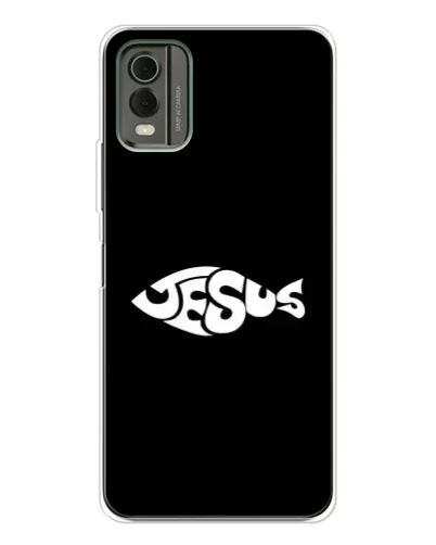 Чехол для Nokia C32 с картинкой «Рыба Jesus» Чехол для Nokia C32 с картинкой «Рыба Jesus»
