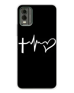 Чехол для Nokia C32 с картинкой «Пульс веры»