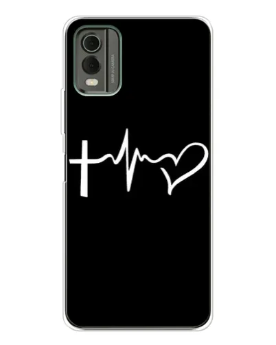 Чехол для Nokia C32 с картинкой «Пульс веры» Чехол для Nokia C32 с картинкой «Пульс веры»