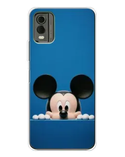 Чехол для Nokia C32 с картинкой «Микки выглядывает» Чехол для Nokia C32 с картинкой «Микки выглядывает»