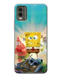 Чехол для Nokia C32 с картинкой «Спанч Боб победитель» Чехол для Nokia C32 с картинкой «Спанч Боб победитель»
