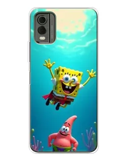 Чехол для Nokia C32 с картинкой «Спанч Боб под водой» Чехол для Nokia C32 с картинкой «Спанч Боб под водой»