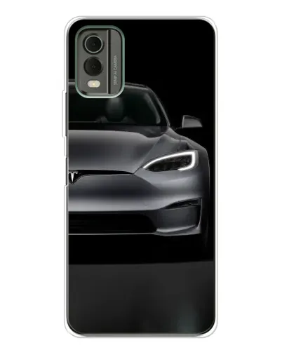 Чехол для Nokia C32 с картинкой «Tesla Model S Look» Чехол для Nokia C32 с картинкой «Tesla Model S Look»