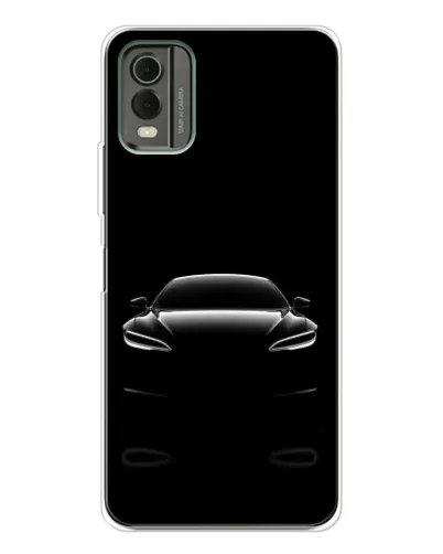 Чехол для Nokia C32 с картинкой «Силуэт Tesla Night» Чехол для Nokia C32 с картинкой «Силуэт Tesla Night»