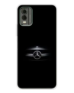 Чехол для Nokia C32 с картинкой «Mercedes — абстрактные линии» Чехол для Nokia C32 с картинкой «Mercedes — абстрактные линии»